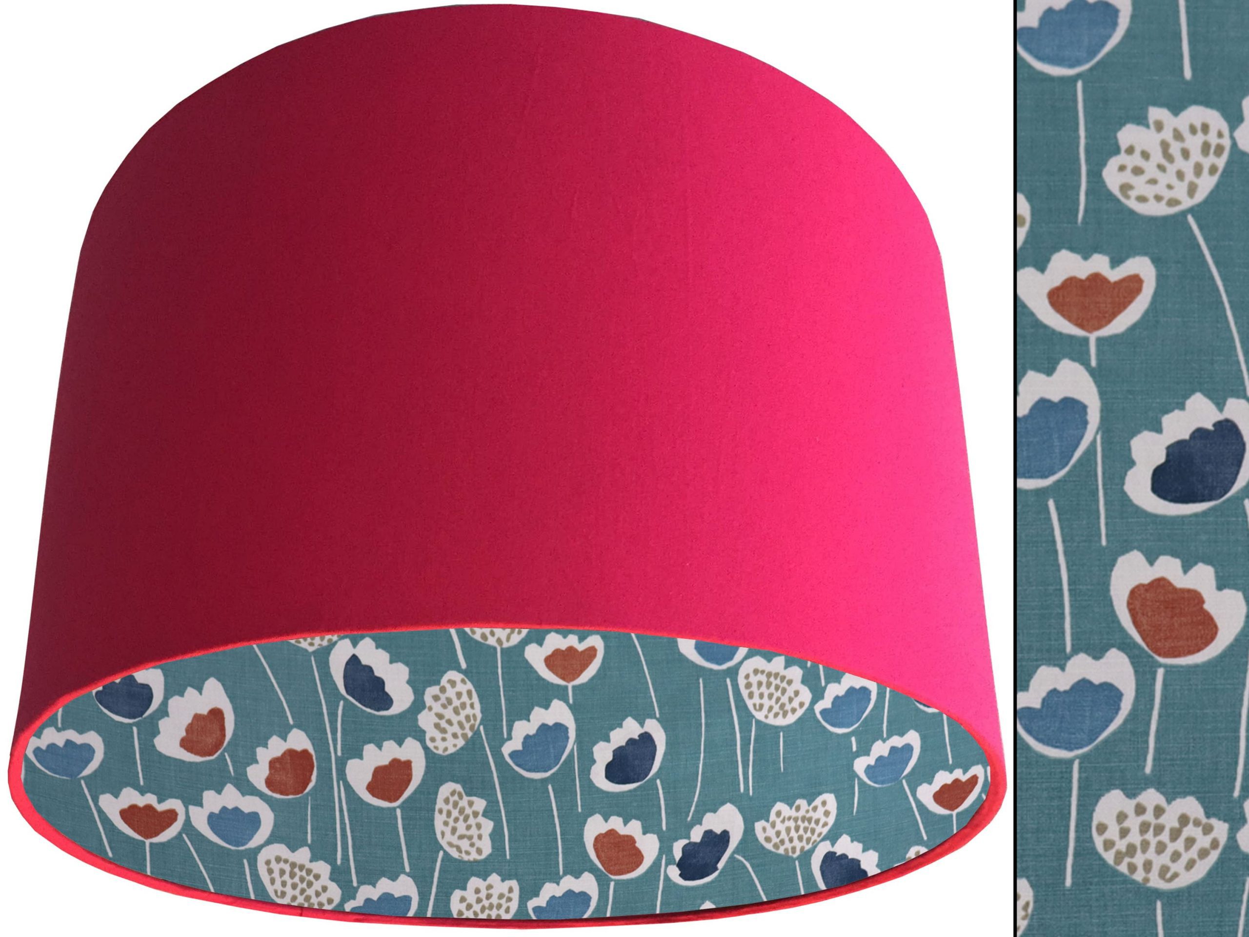 Green Scandinavian Lampshade Pink, Modern Scandi Décor