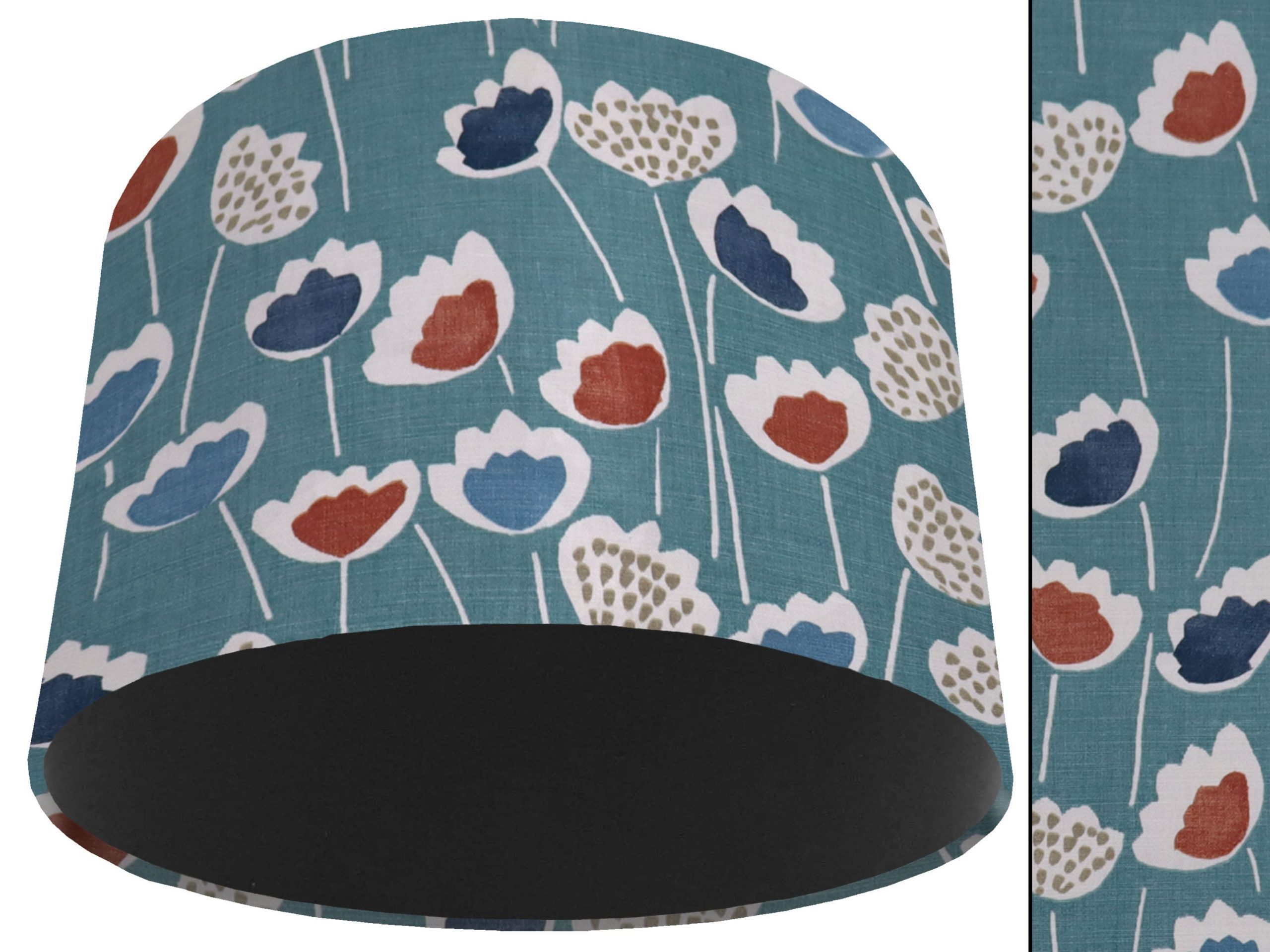 Green Scandinavian Light Shade Black, Modern Scandi Home