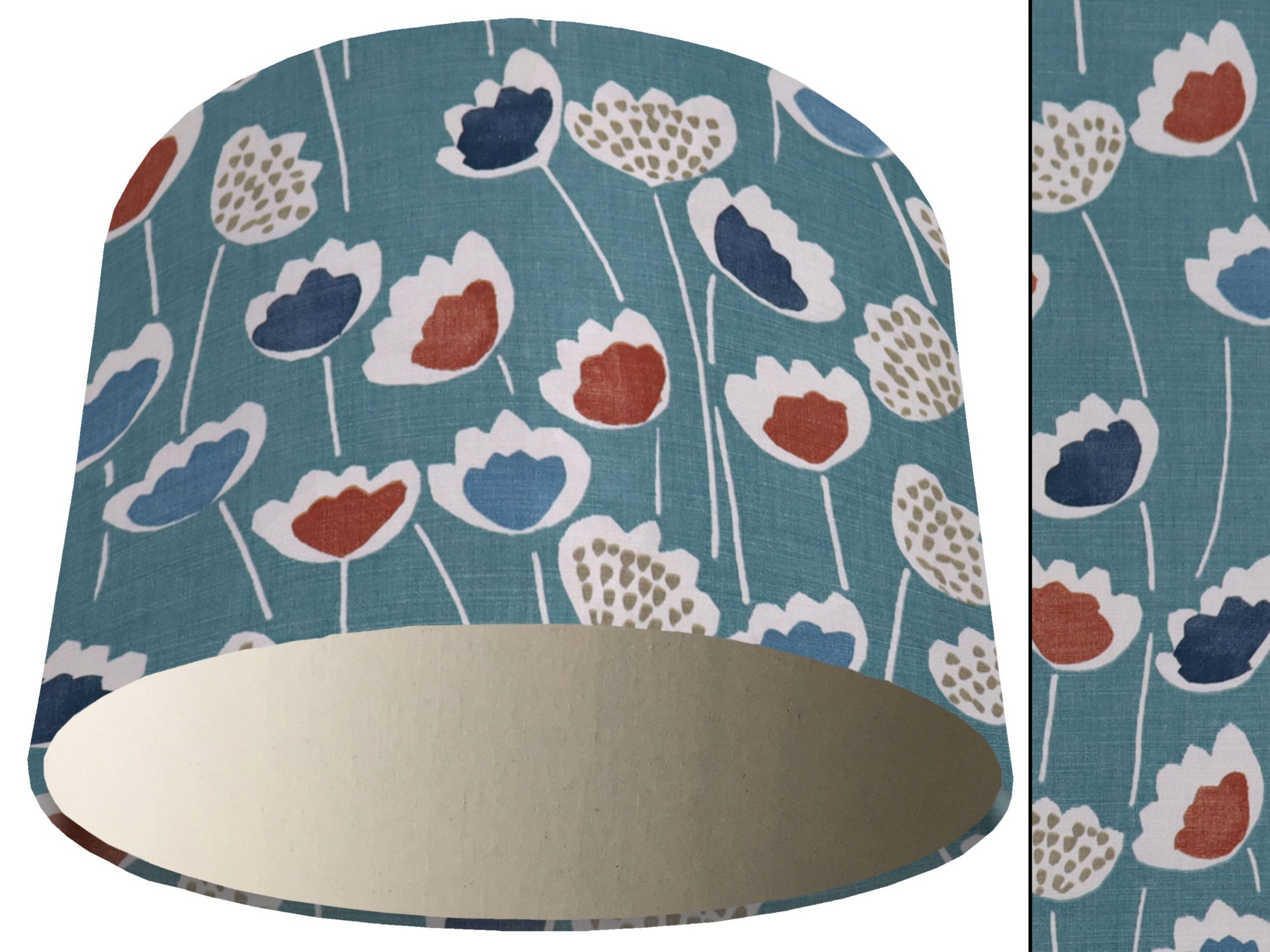 Green Scandinavian Light Shade Cream, Modern Scandi Home