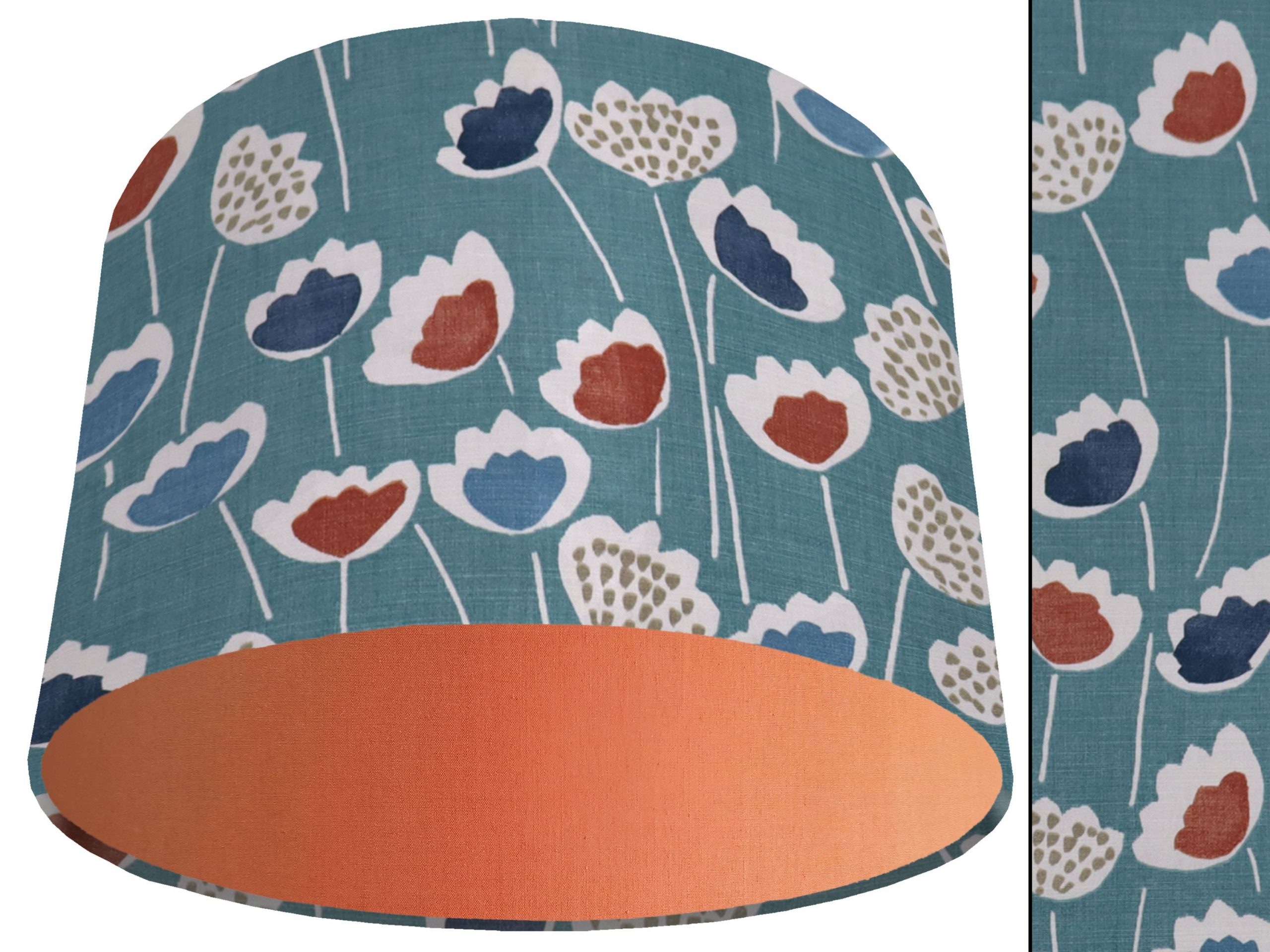 Green Scandinavian Light Shade Orange, Modern Scandi Home