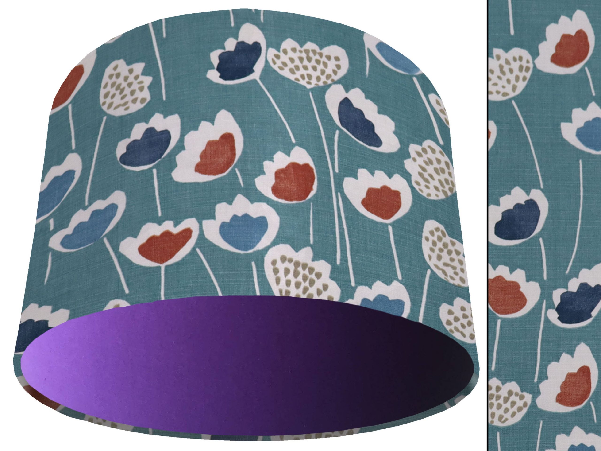 Green Scandinavian Light Shade Purple, Modern Scandi Home