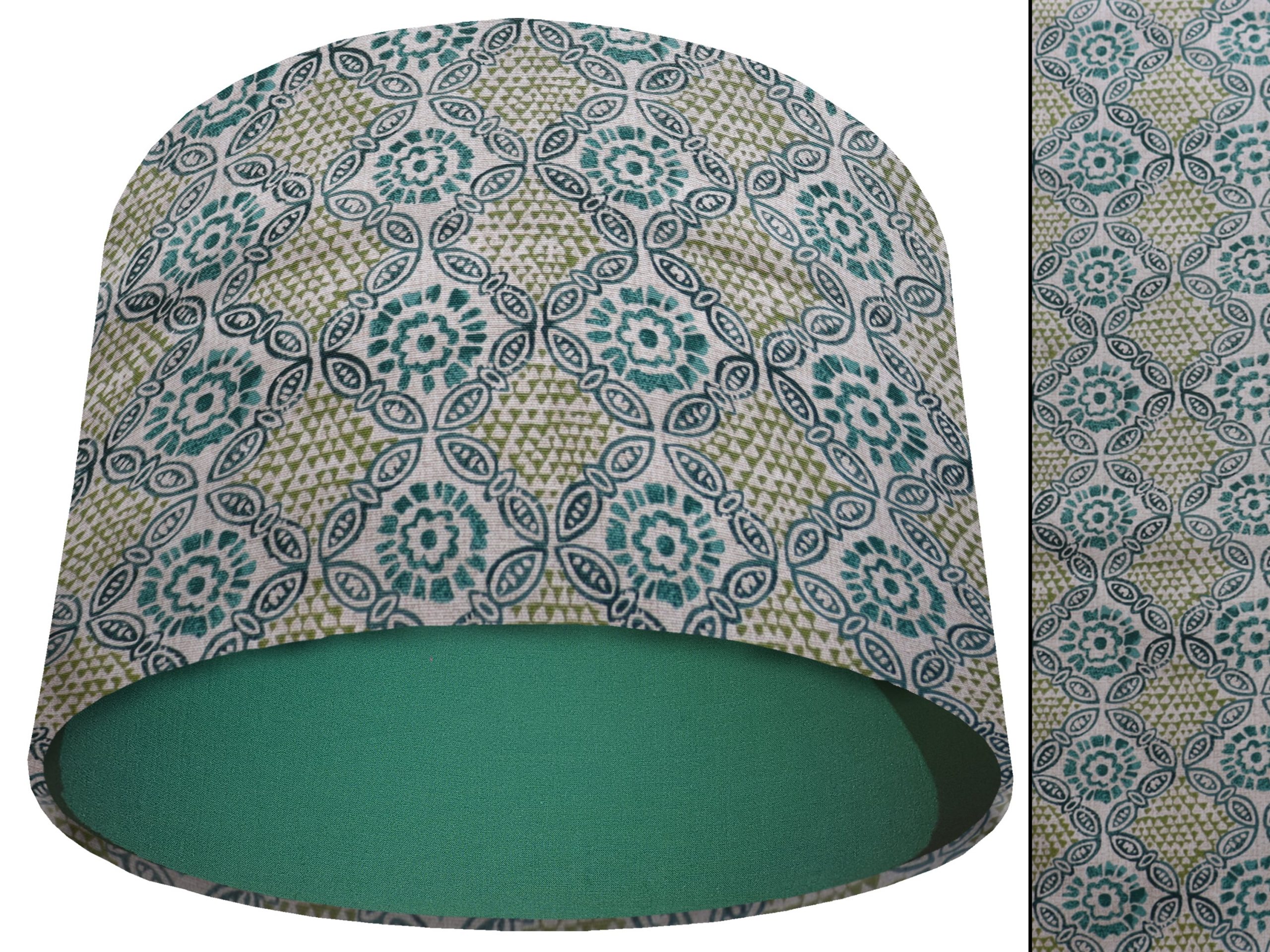Green Bohemian Light Shade Green, Geometric Home Interior