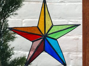 Star Stained Glass Suncatcher
