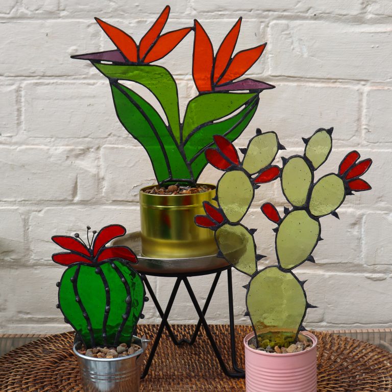 Stained Glass Houseplant Suncatchers