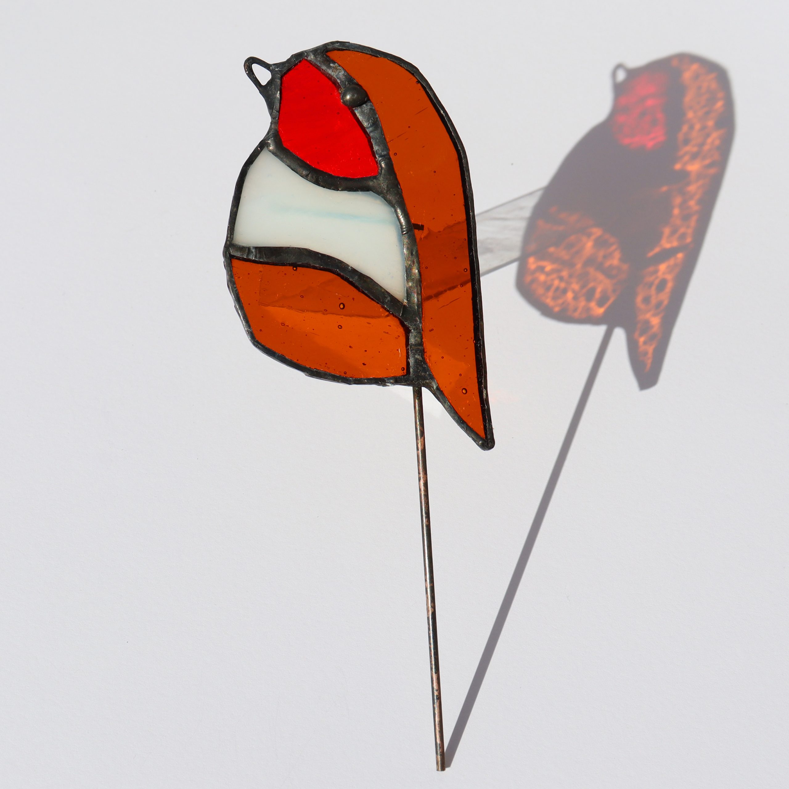 Stained Glass Robin Plant Pal