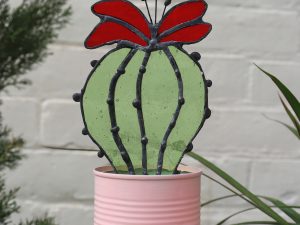 Stained Glass Cactus Plant